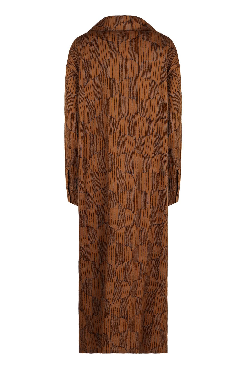 MAX MARA Chic Cotton Mini Dress with Side Slits