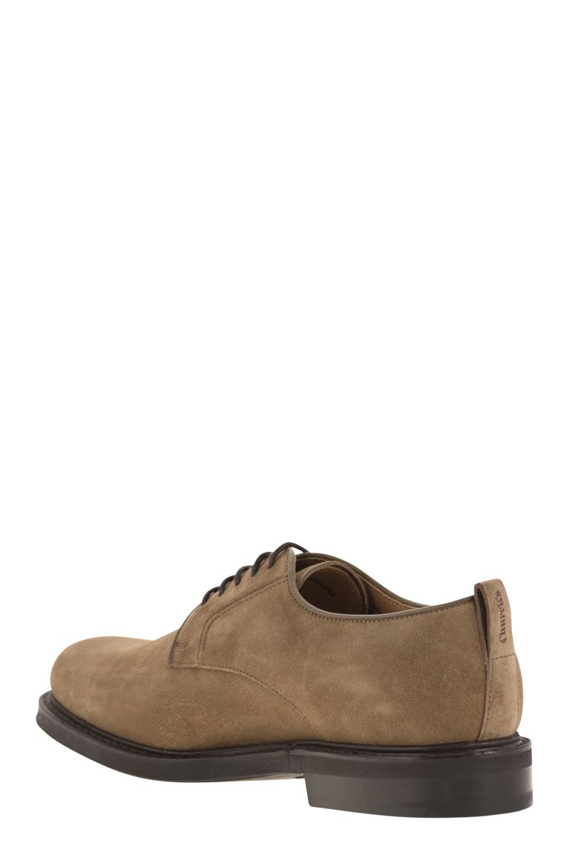 CHURCH'S Suede Lace-Up Shoes for Men - 3.5 cm Heel