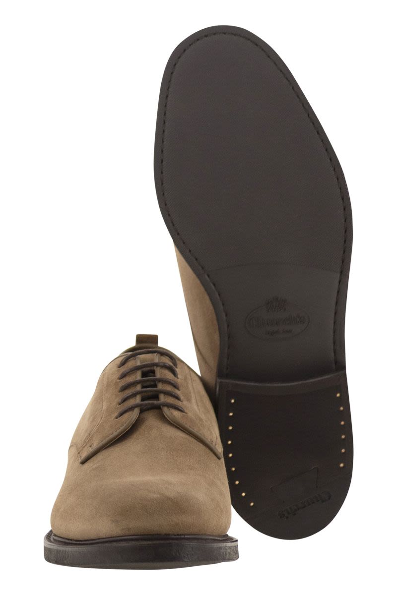 CHURCH'S Suede Lace-Up Shoes for Men - 3.5 cm Heel