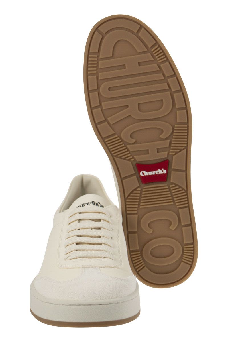 CHURCH'S Largs Suede and Deerskin Sneakers