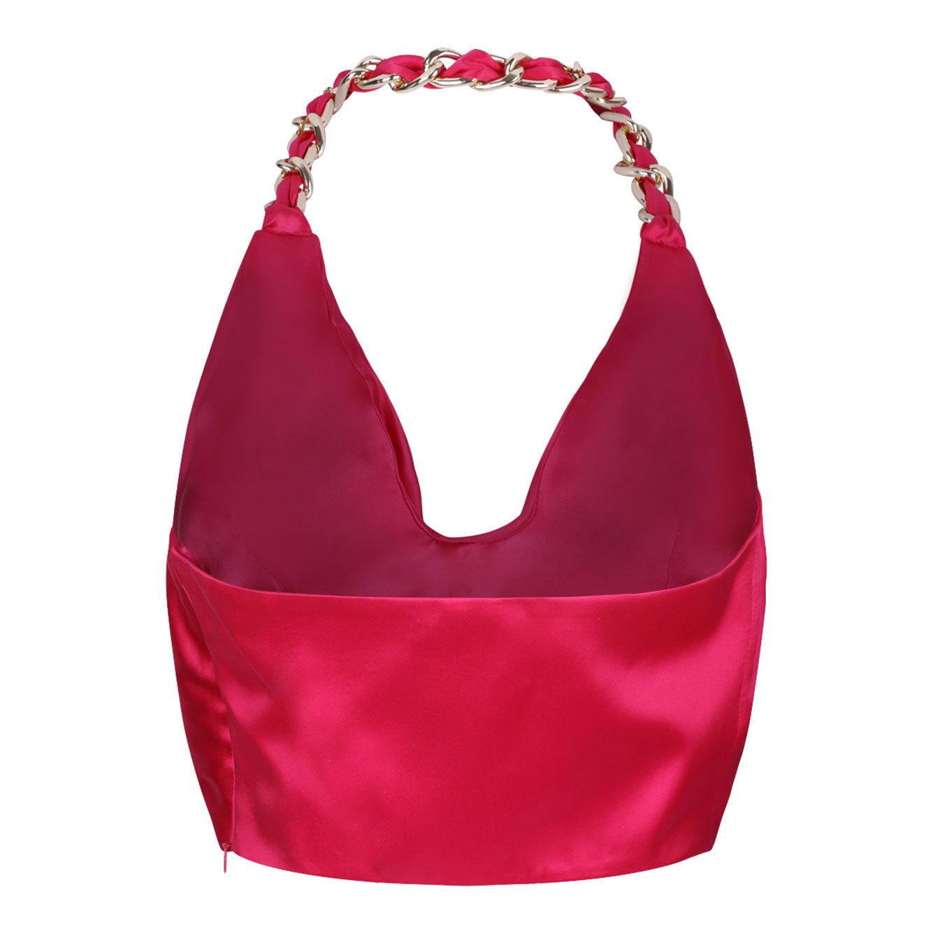 BALMAIN Silk Mini Top for Women - SS25 Collection