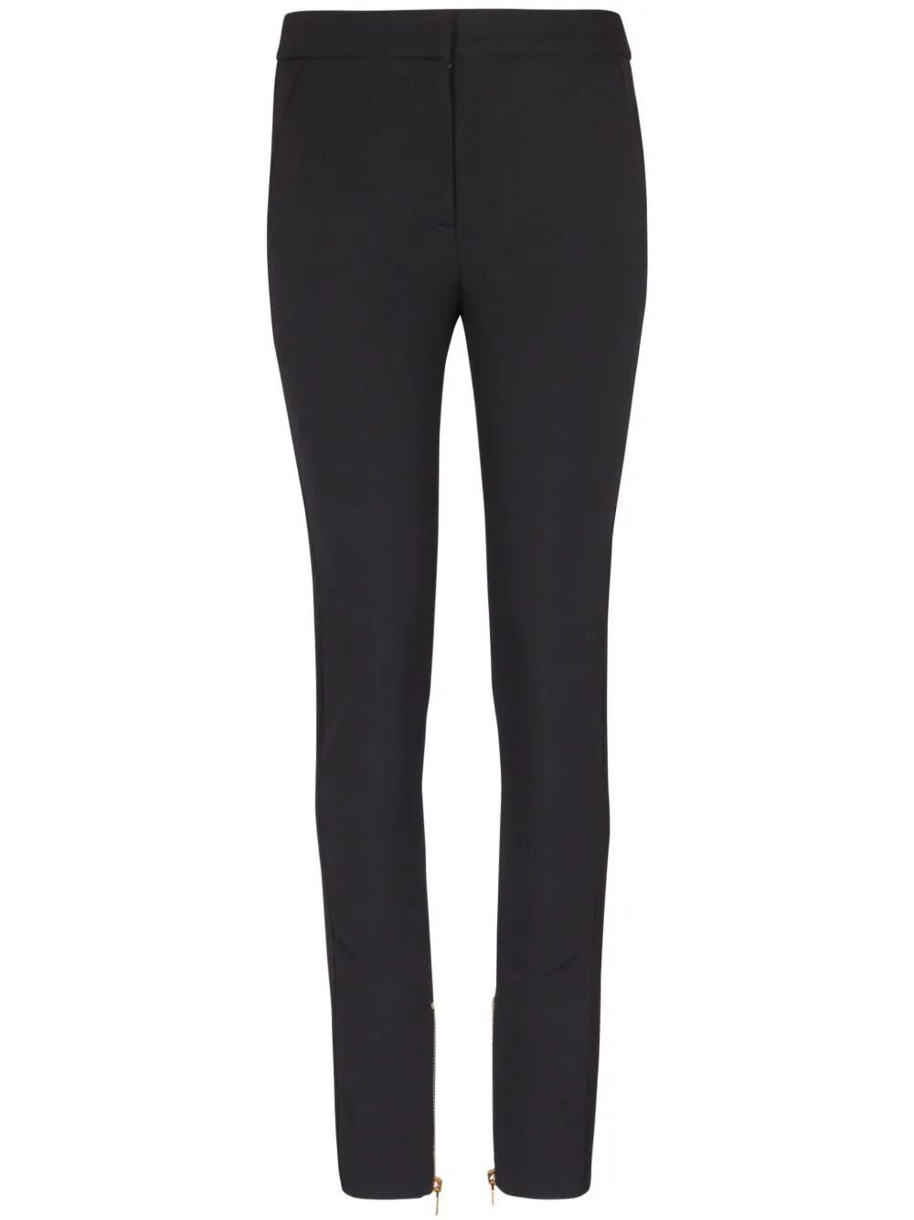 BALMAIN Zipped Satin Slim Pants
