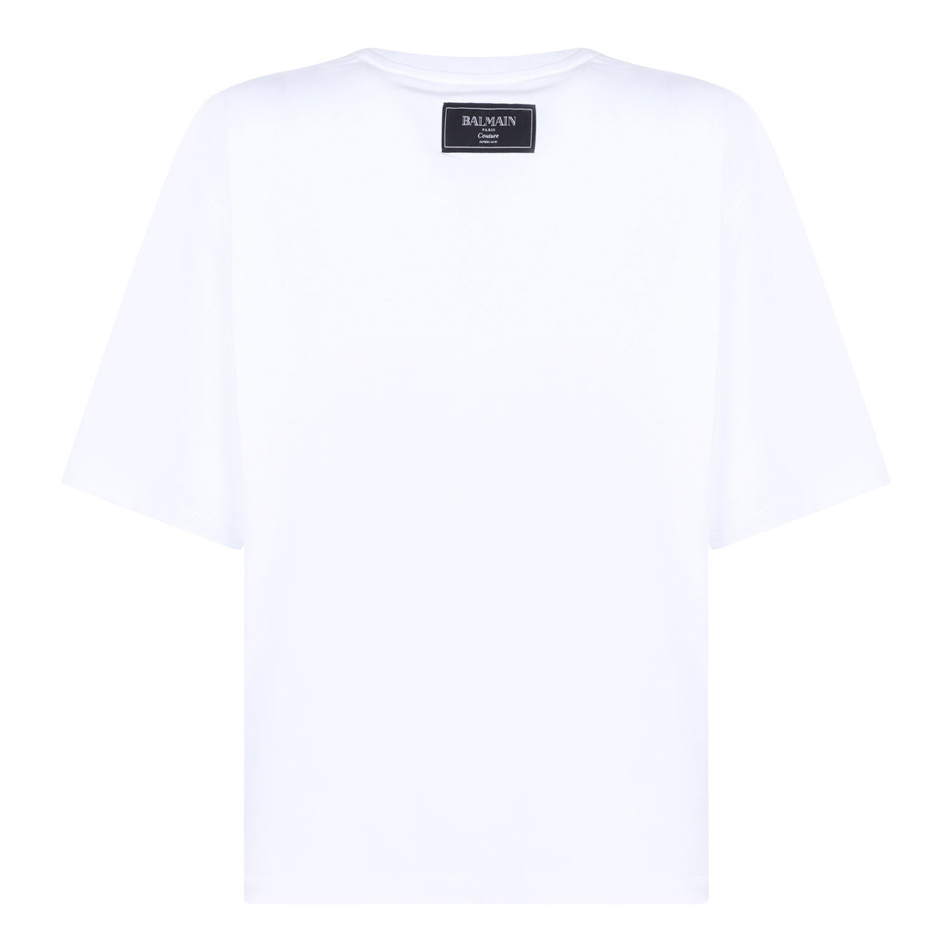 BALMAIN Cotton Graphic T-Shirt for Women - SS25 Collection