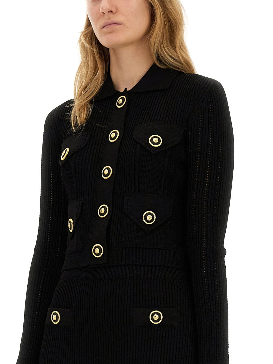 BALMAIN Knit Cardigan Size 38 FR