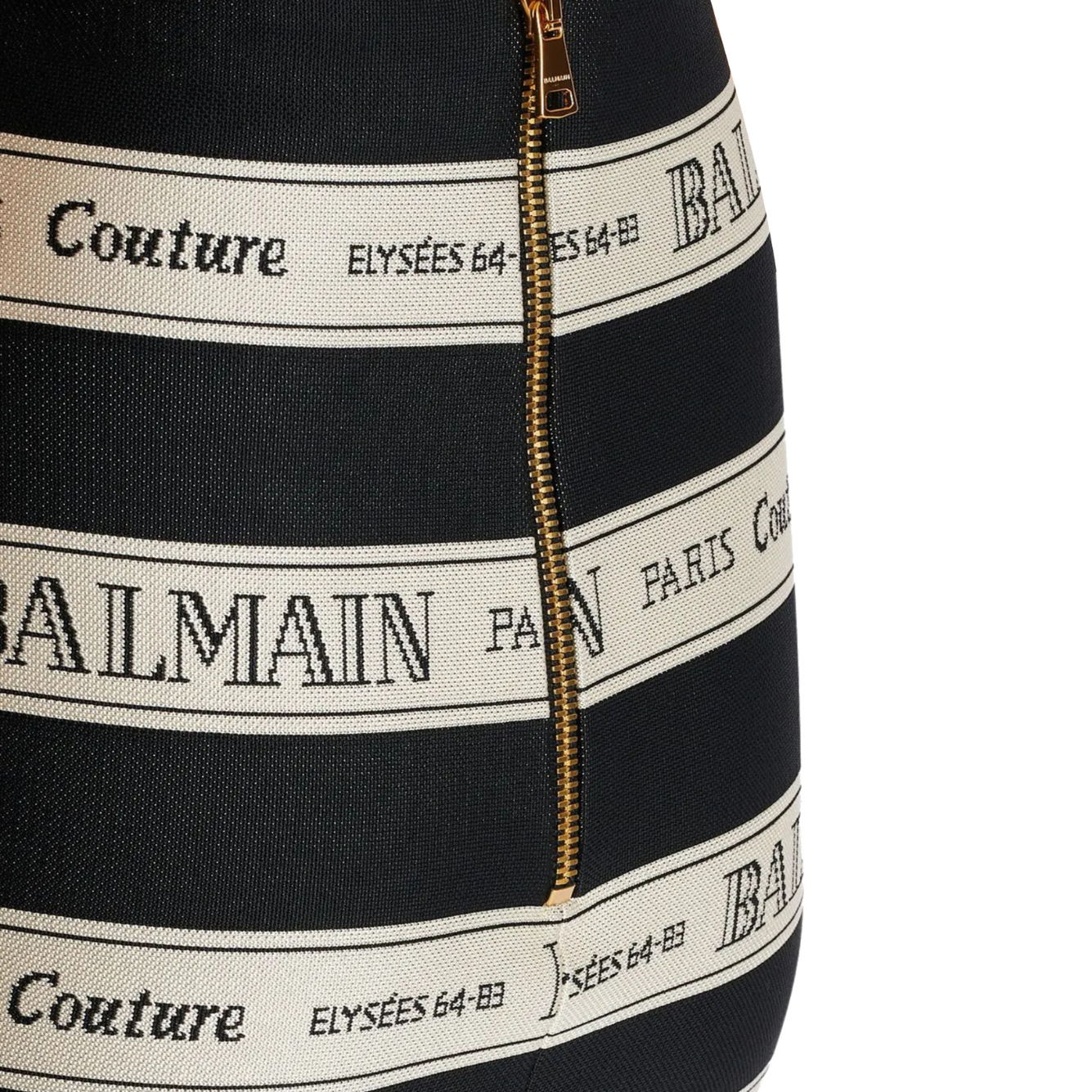 BALMAIN Chic Mini Viscose Skirt for Women