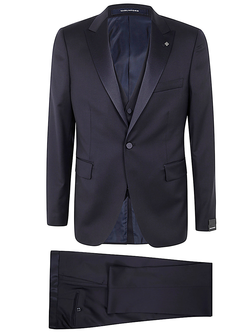 TAGLIATORE Classic Men’s Smoking Suit with Gilet