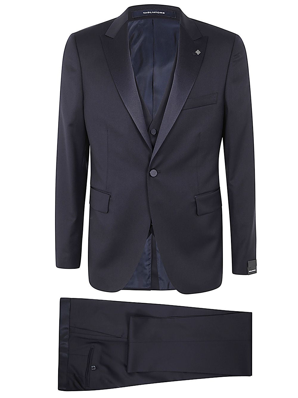 TAGLIATORE Classic Men’s Smoking Suit with Gilet