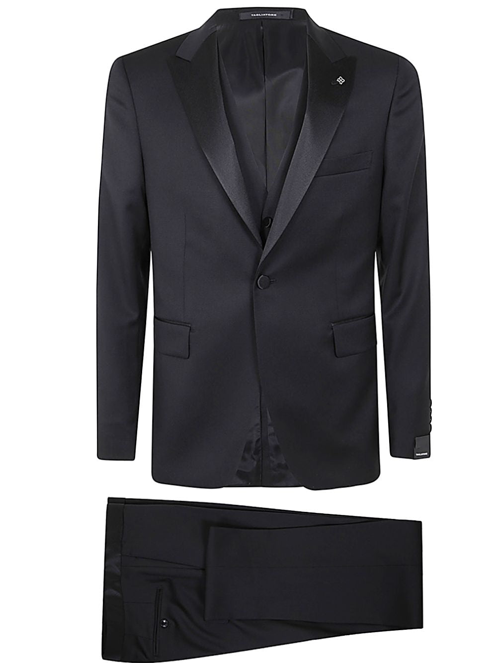 TAGLIATORE Classic Smoking Suit with Gilet for Men