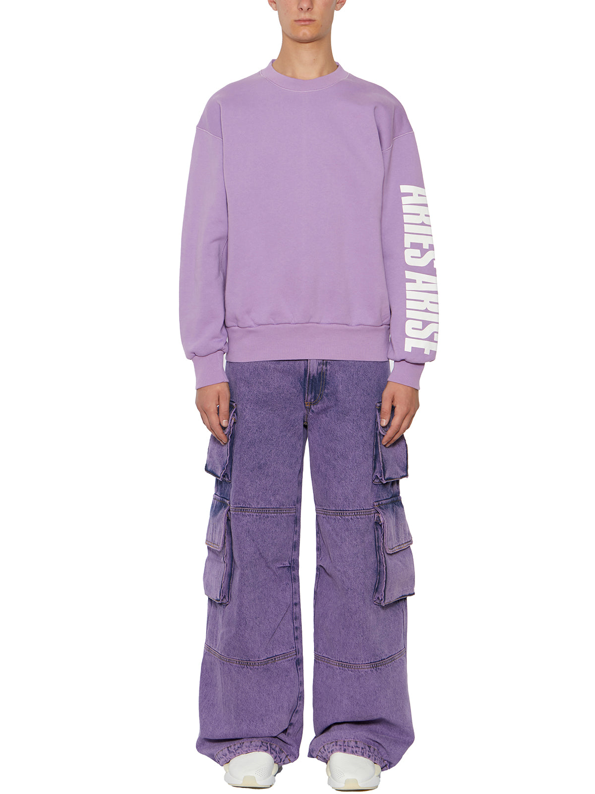 ARIES Crew Neck Gothic Sweatshirt - Size M