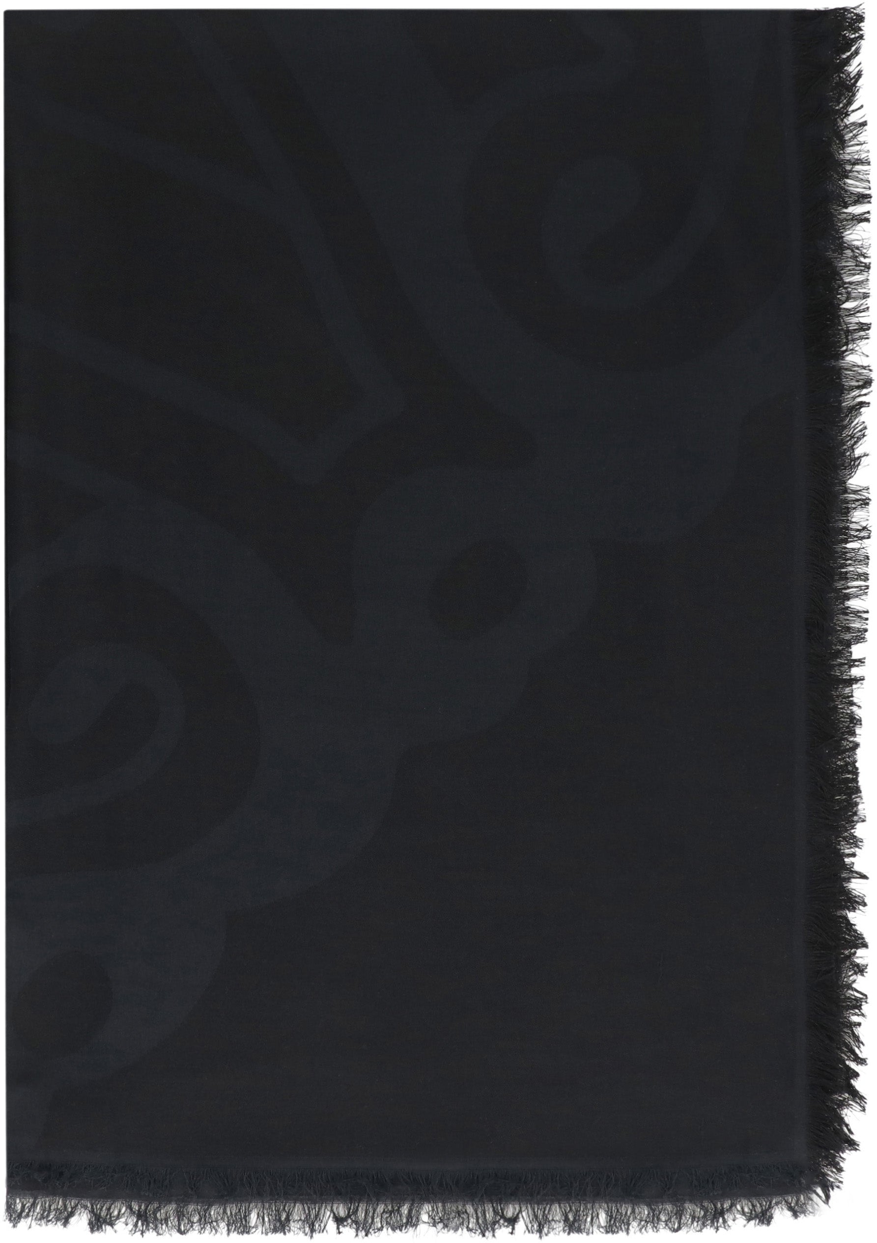 MAX MARA Elegant Fringe Stole 220x70 cm