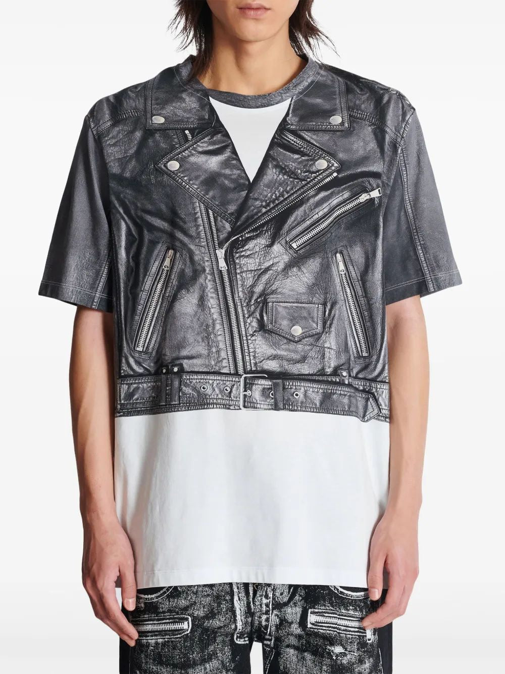 BALMAIN Loose Fit Short Sleeve T-Shirt