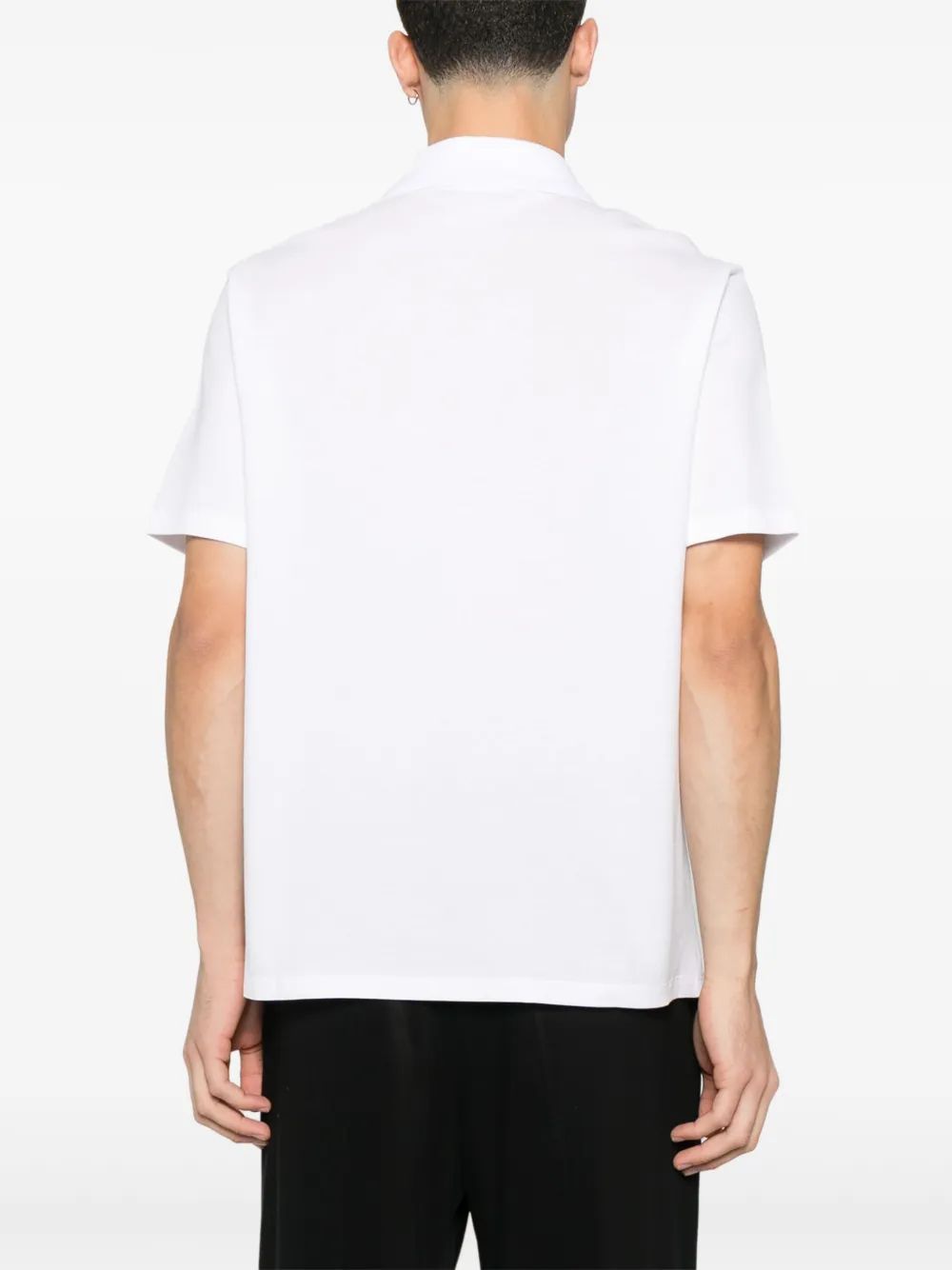BALMAIN Oversized Short Sleeve Polo Shirt