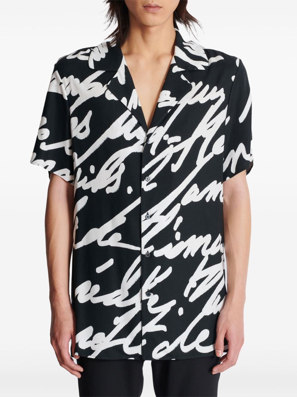 BALMAIN Men's SS25 Stylish Button-Up Shirt