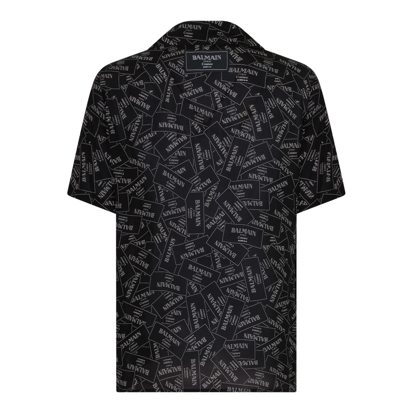 BALMAIN Viscose Button-Up Shirt for Men - SS25 Collection