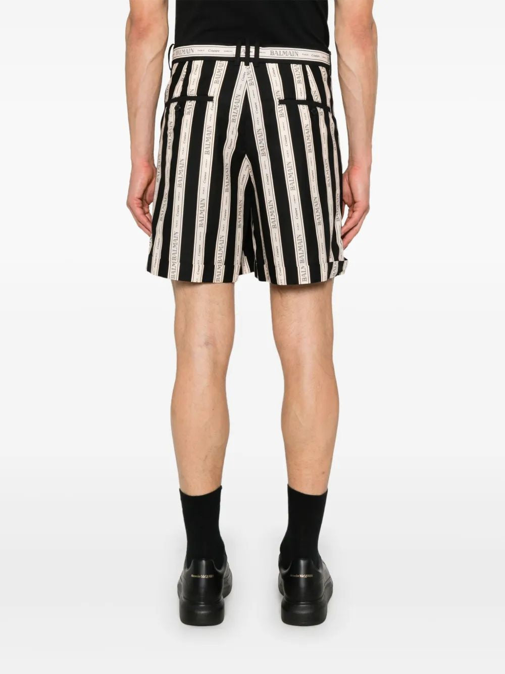 BALMAIN Men's Mini Casual Shorts - Summer Style 2025