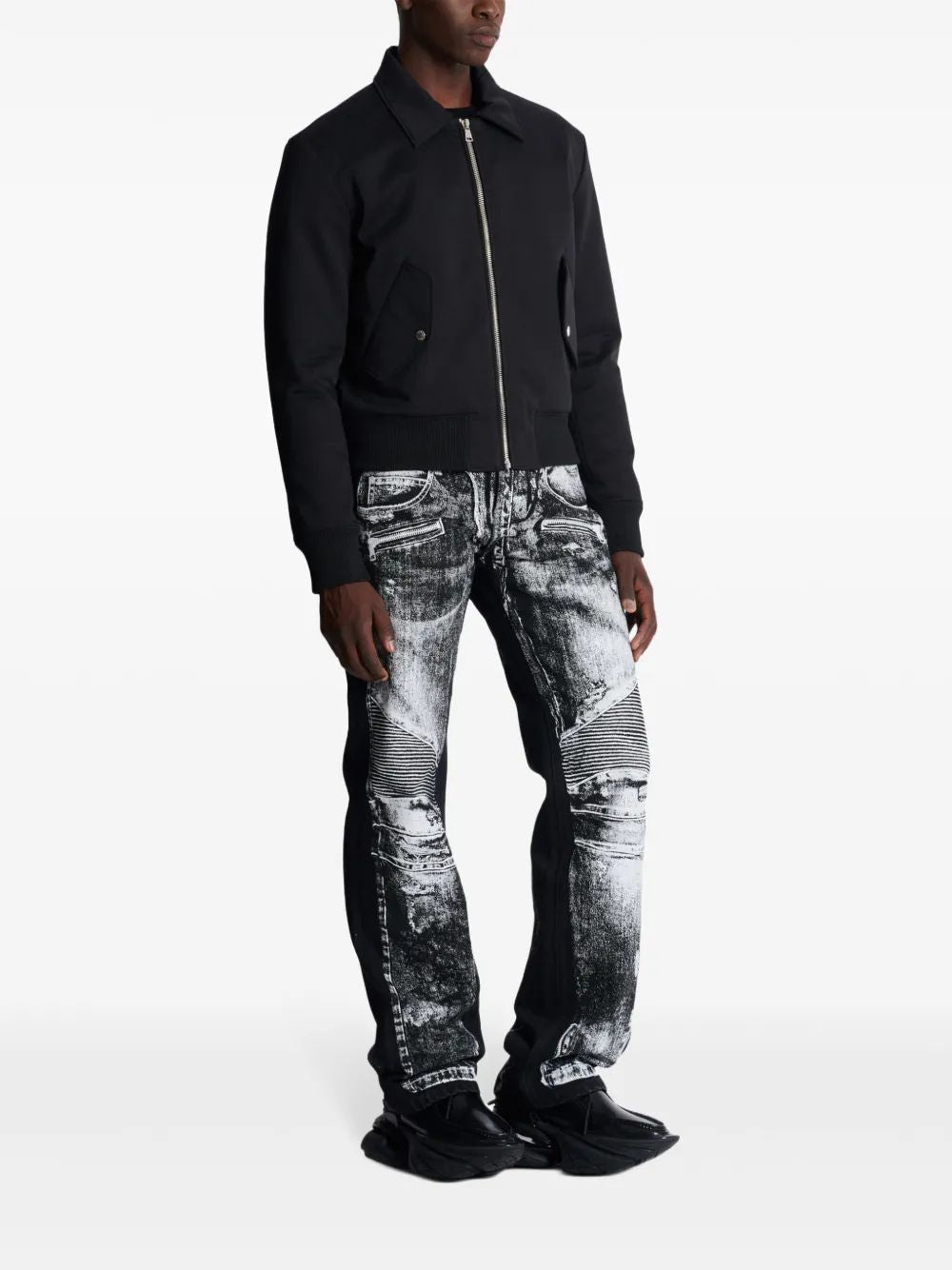 BALMAIN Men's Mini Bomber Jacket for SS25