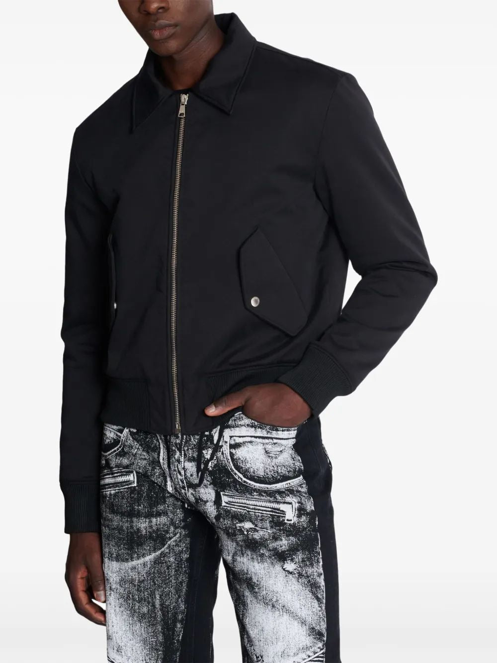 BALMAIN Men's Mini Bomber Jacket for SS25