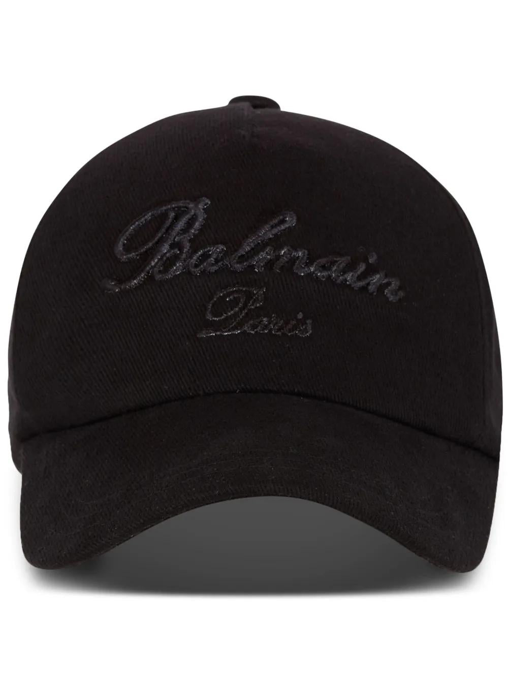 BALMAIN Logo Embroidered Baseball Cap