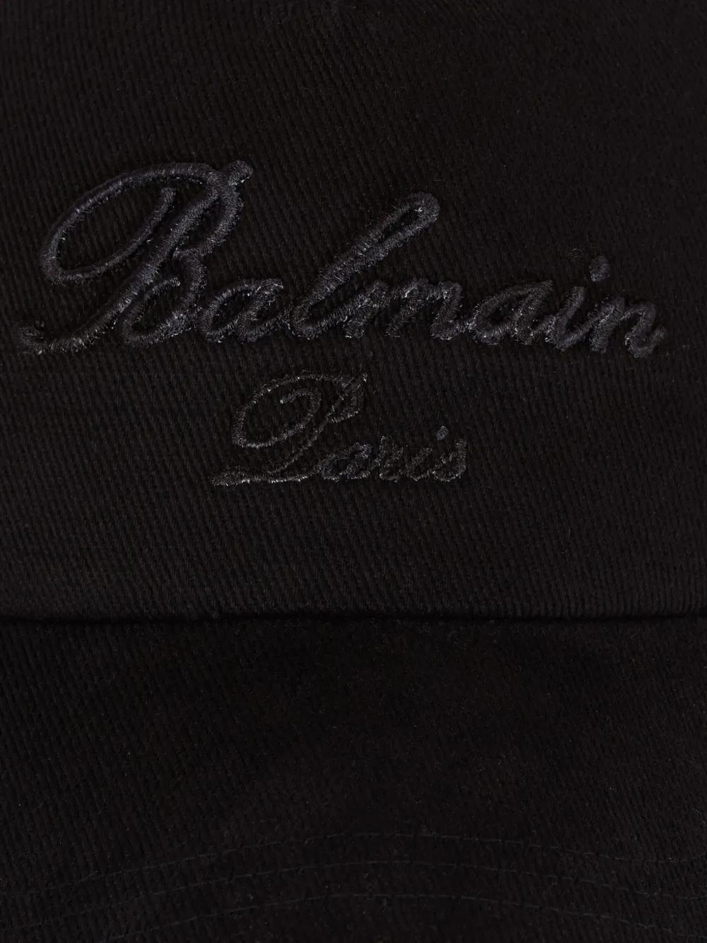 BALMAIN Logo Embroidered Baseball Cap