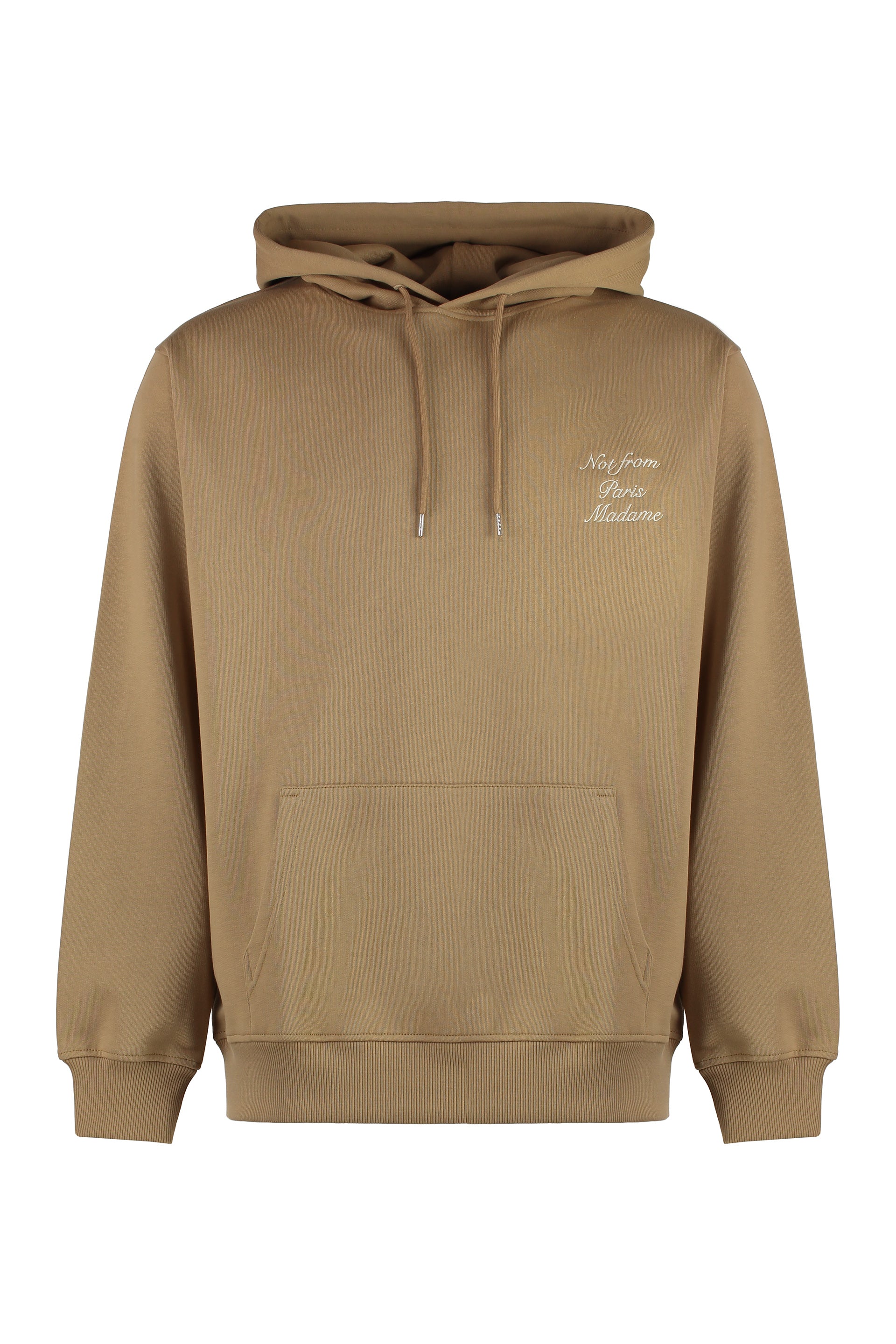 DRÔLE DE MONSIEUR Slogan Calligraphy Hooded Sweatshirt