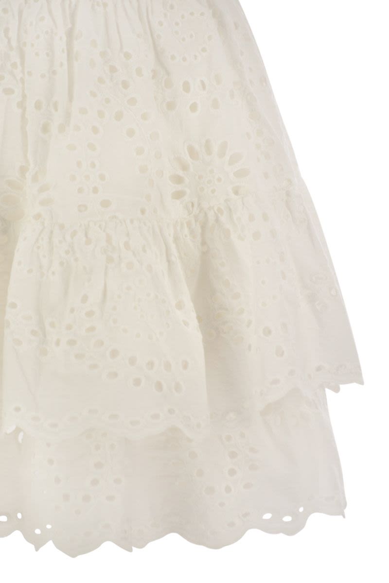 MC2 SAINT BARTH Womens Mini Skirt with Ruffles