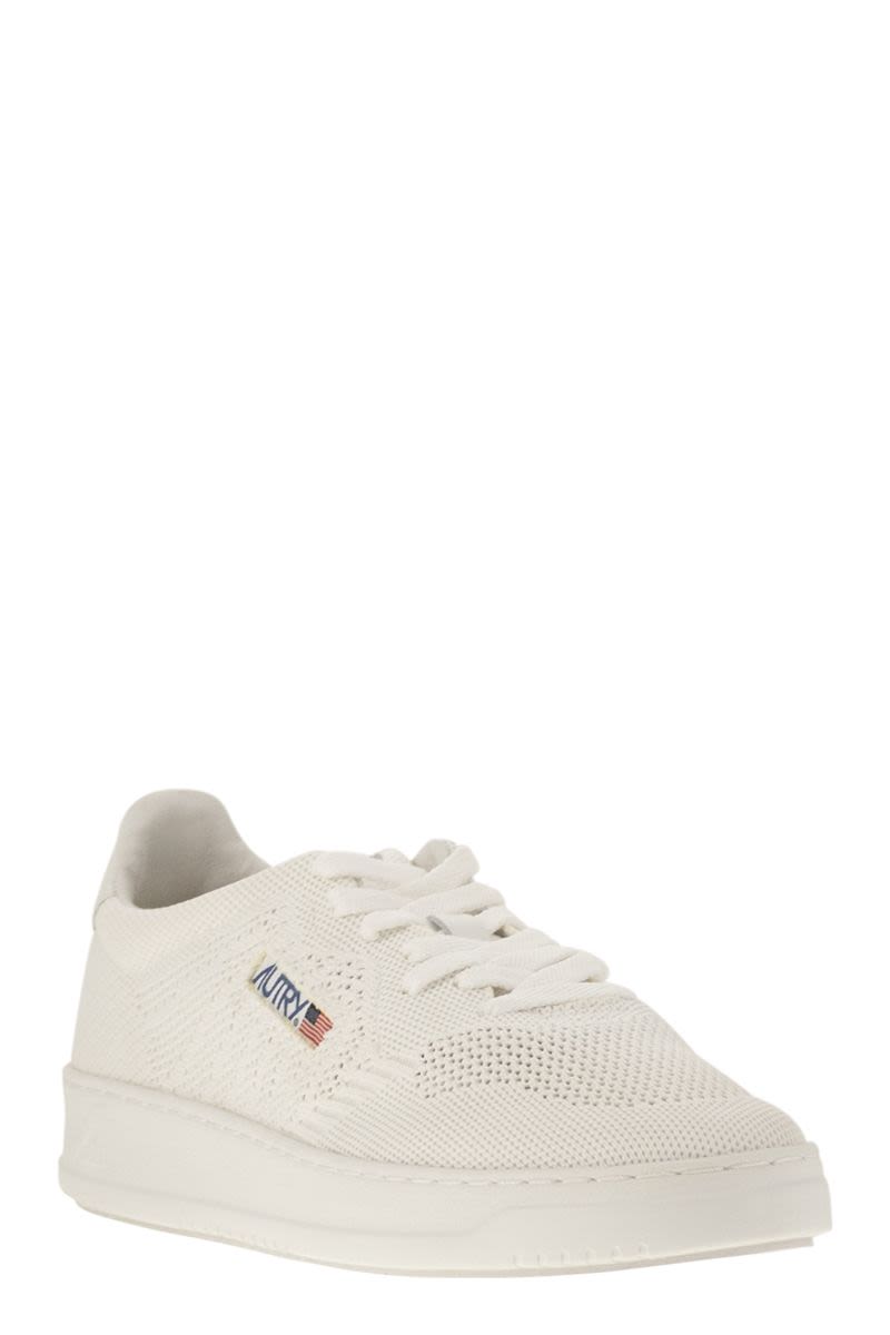 AUTRY Perforated Knit Trainers for Men