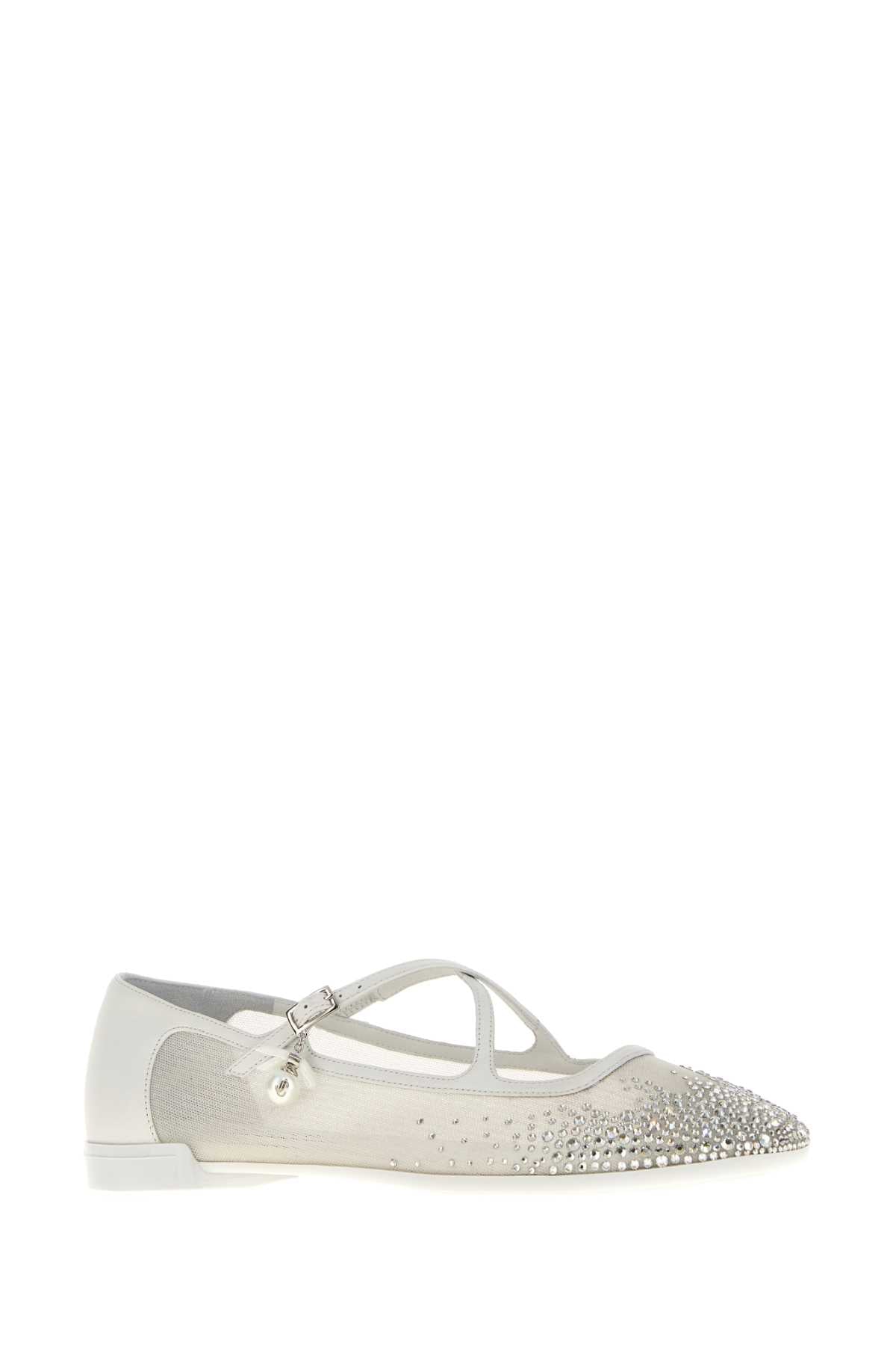 JIMMY CHOO Elegant Mesh Eleri Ballerina Shoes for Women
