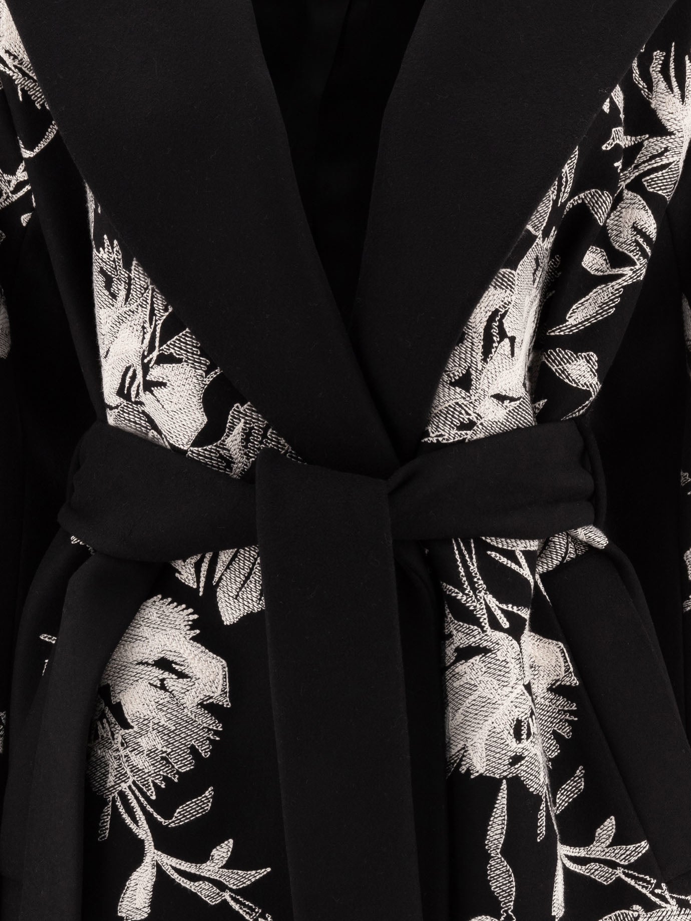 ELIE SAAB Wool Embroidered Jacket - Regular Fit