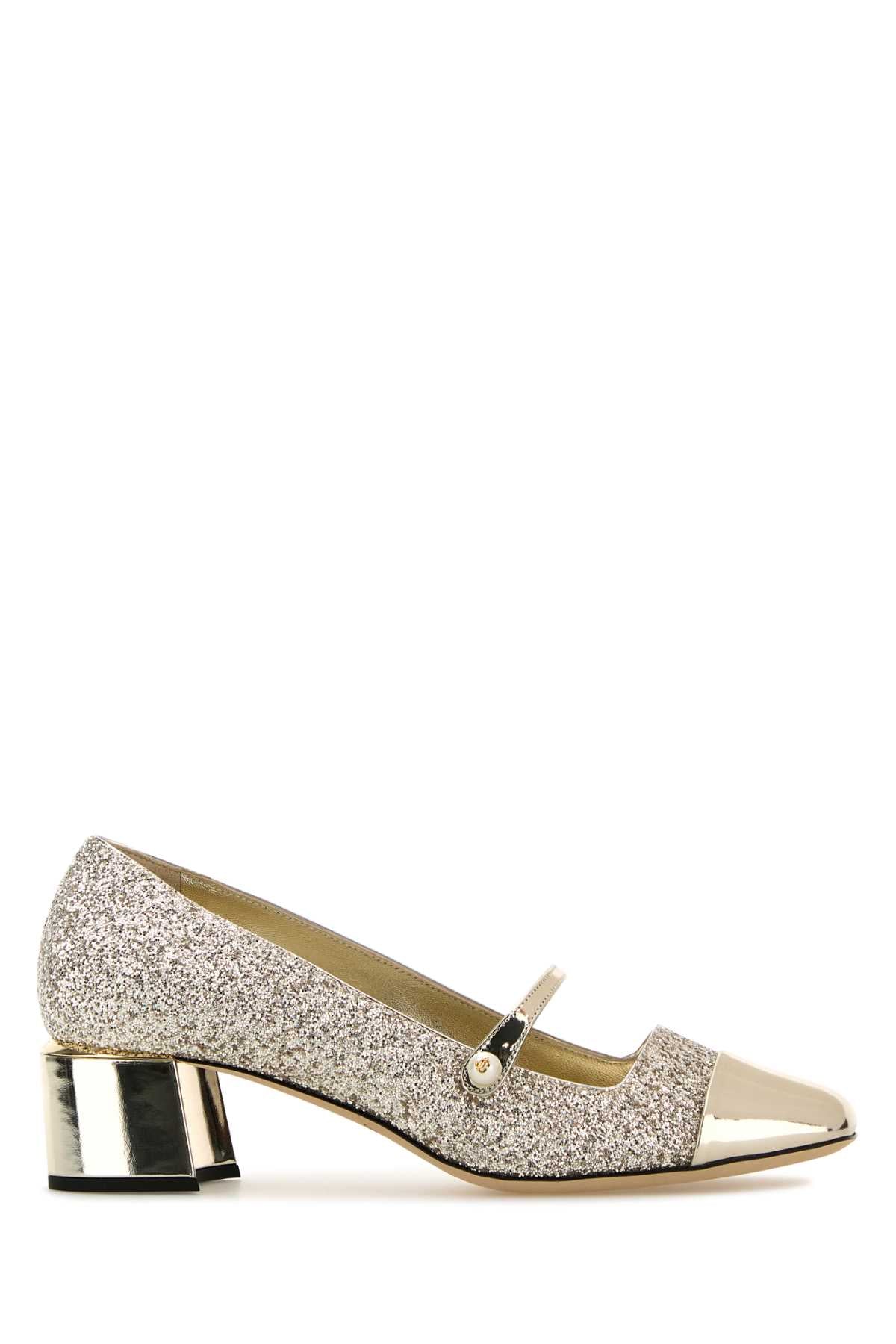 JIMMY CHOO Embellished Leather 45 Pumps for Women