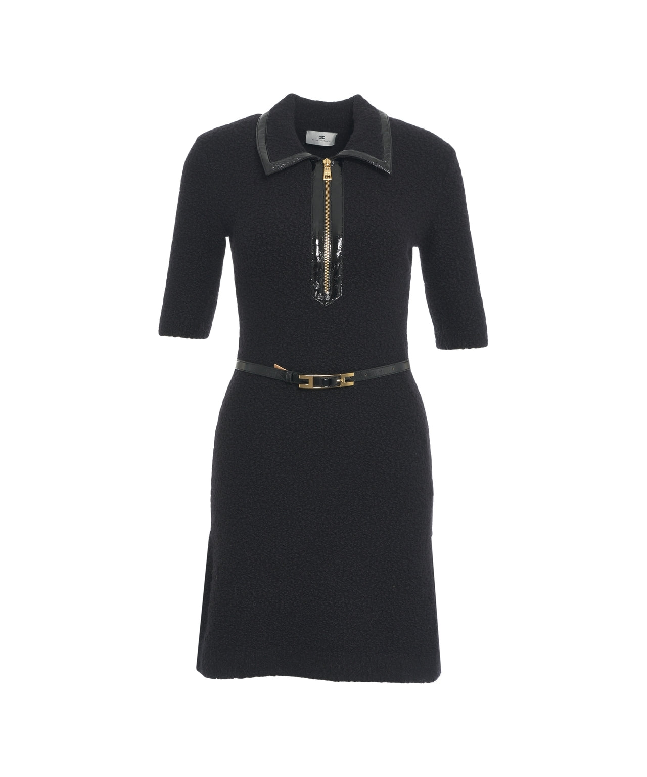 ELISABETTA FRANCHI Elegant Bouclé Mini Dress