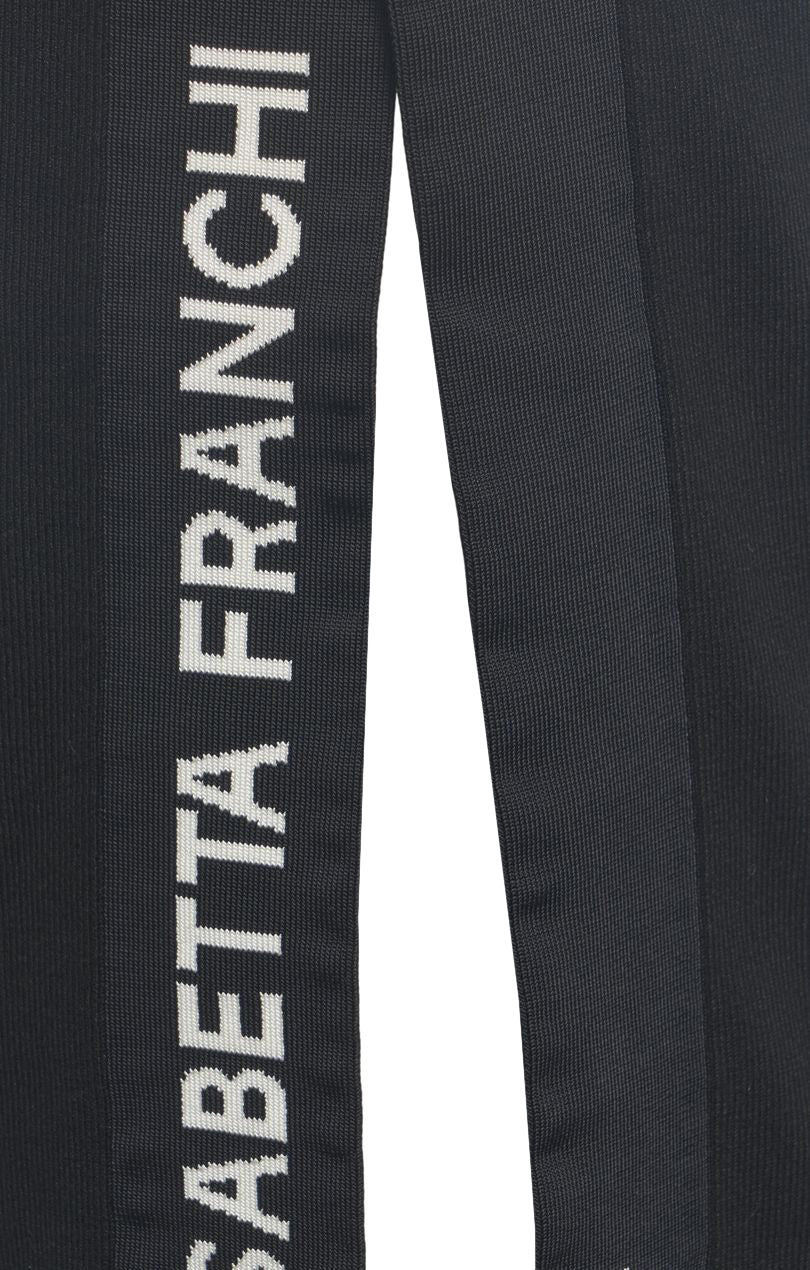 ELISABETTA FRANCHI Elegant Midi Dress with High Collar for Women