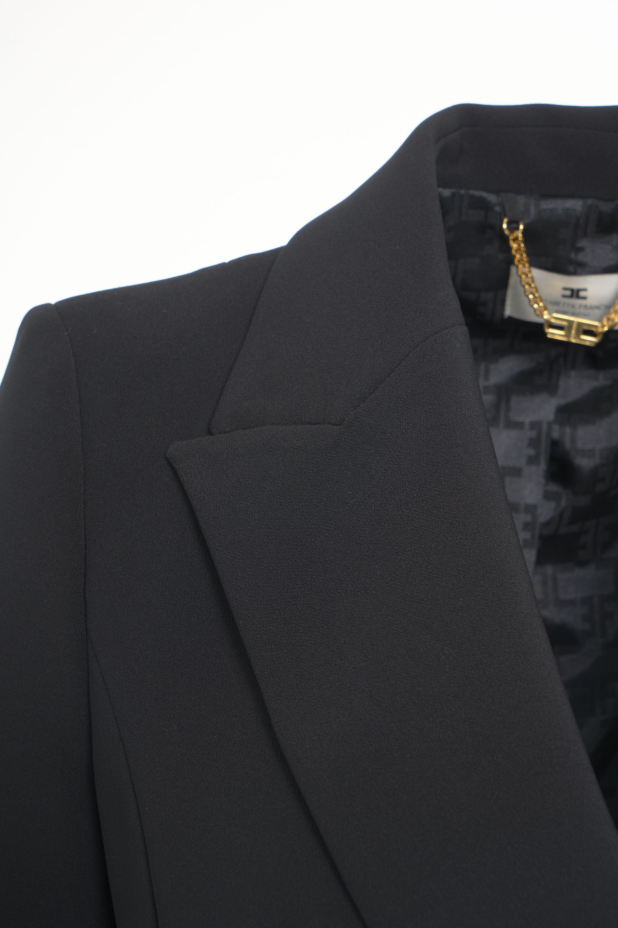 ELISABETTA FRANCHI Double-Breasted Tailored Blazer