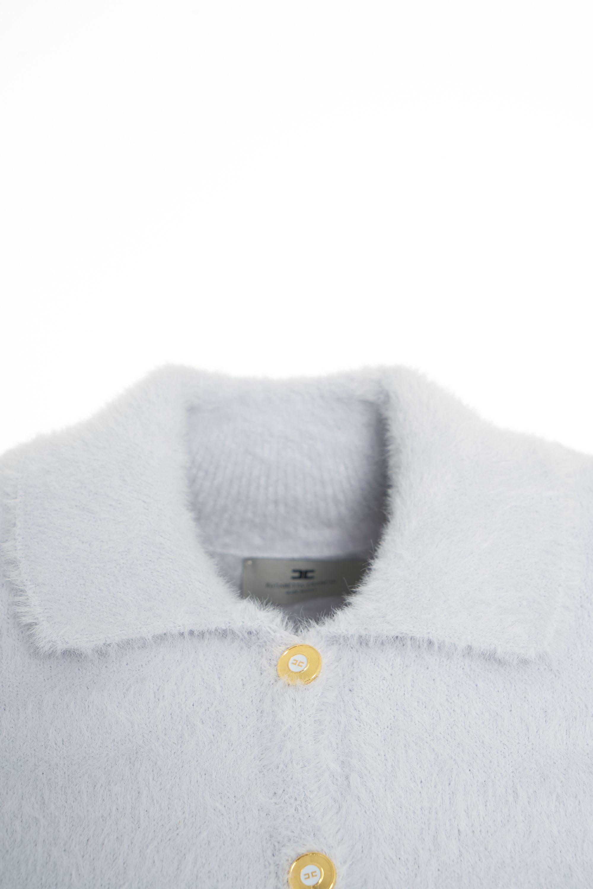 ELISABETTA FRANCHI Elegant Cardigan with Decorative Buttons