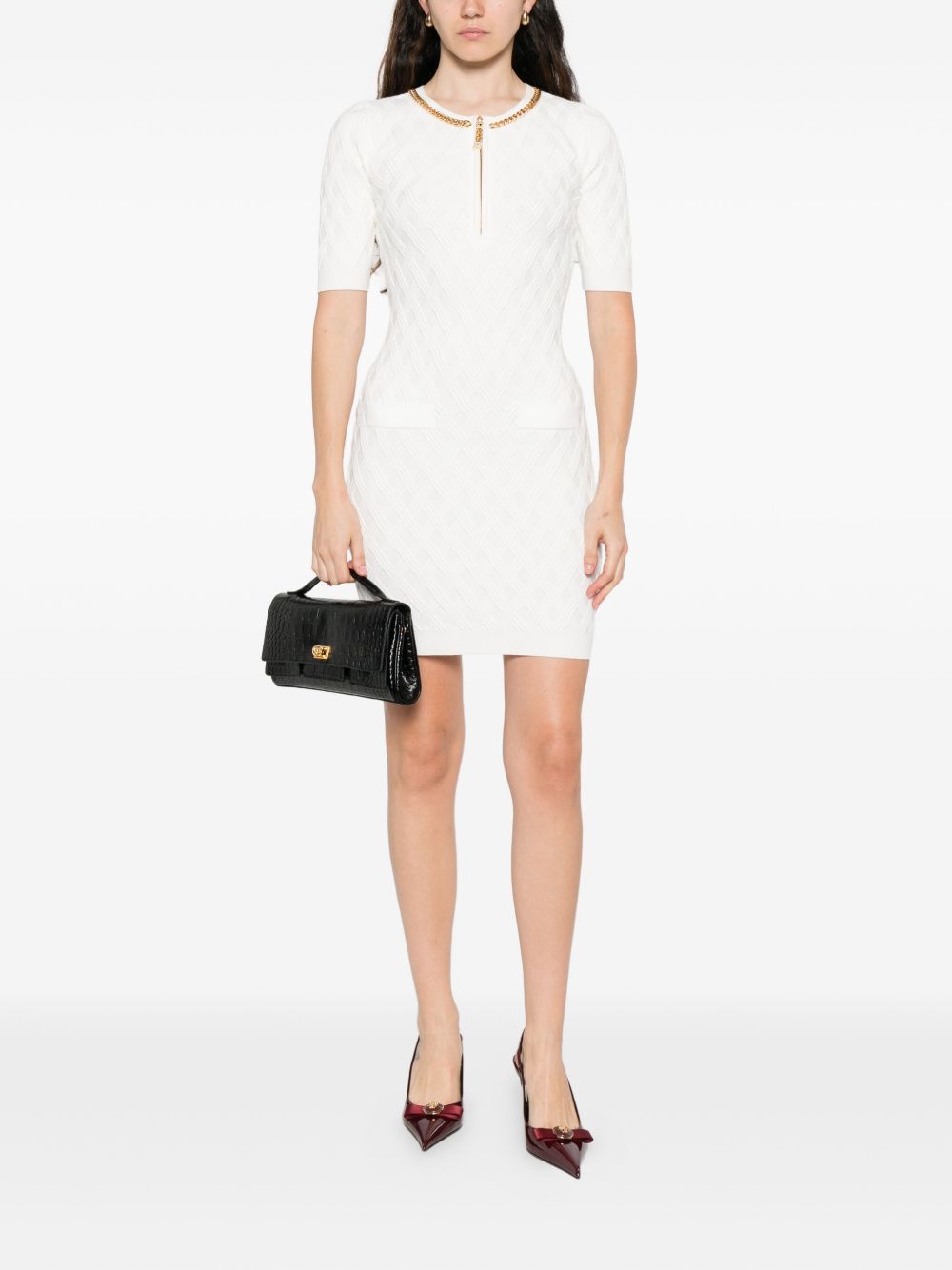 ELISABETTA FRANCHI Elegant Mini Dress for Women - FW25