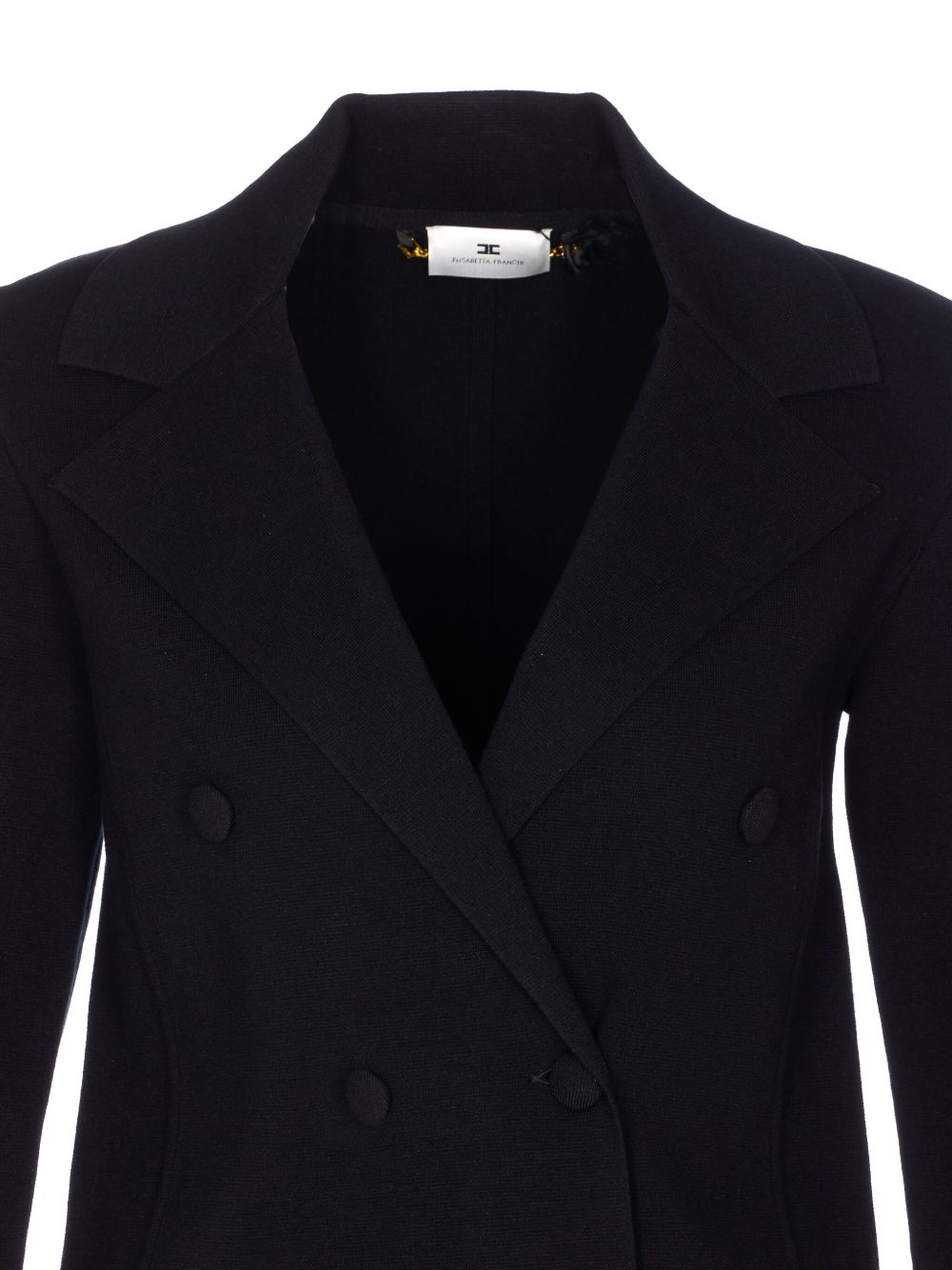 ELISABETTA FRANCHI Elegant Black Layering Jacket for Women
