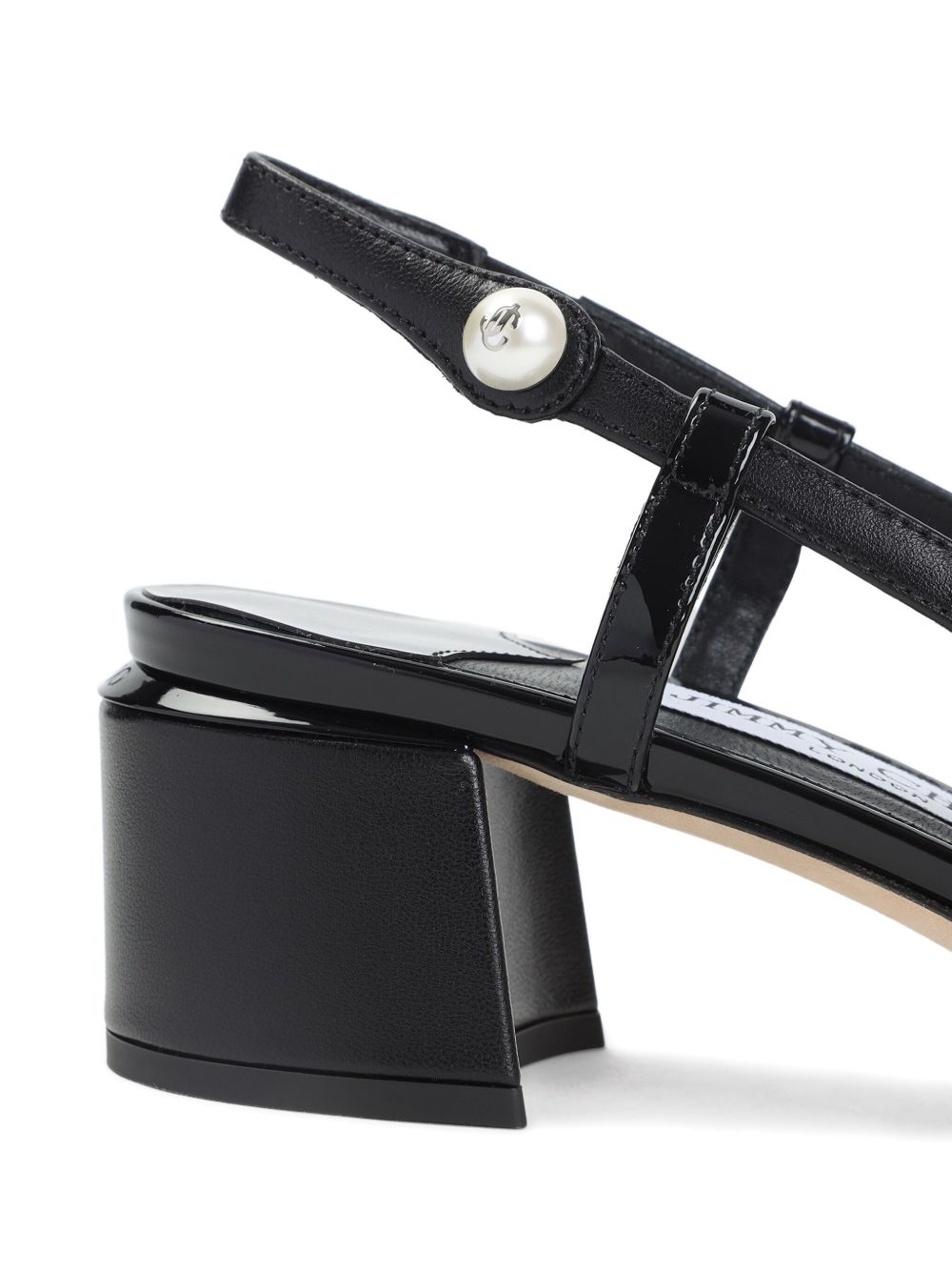 JIMMY CHOO Elisa Patent Leather Slingback Pumps