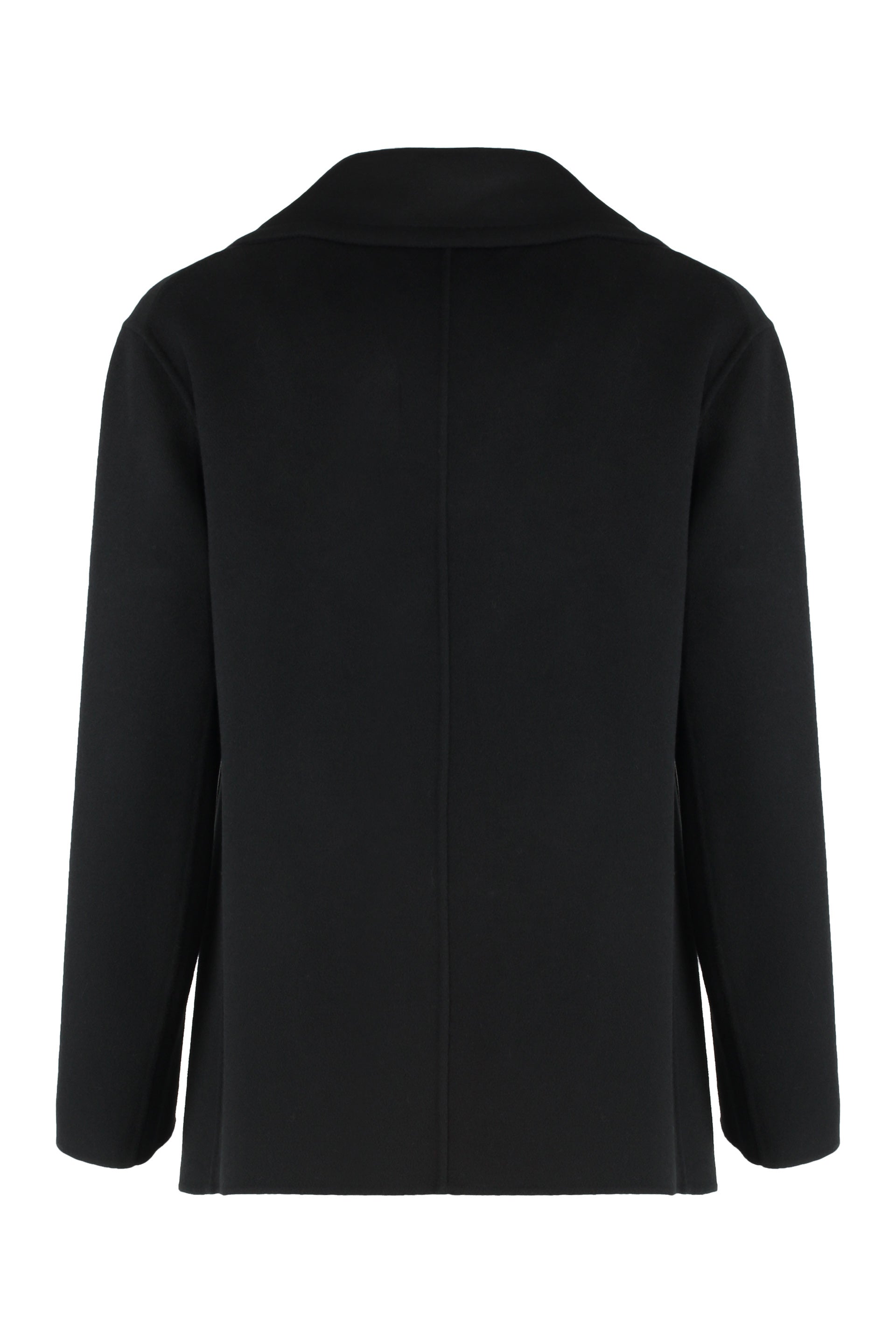 S MAX MARA Double-Breasted Wool Caban Jacket