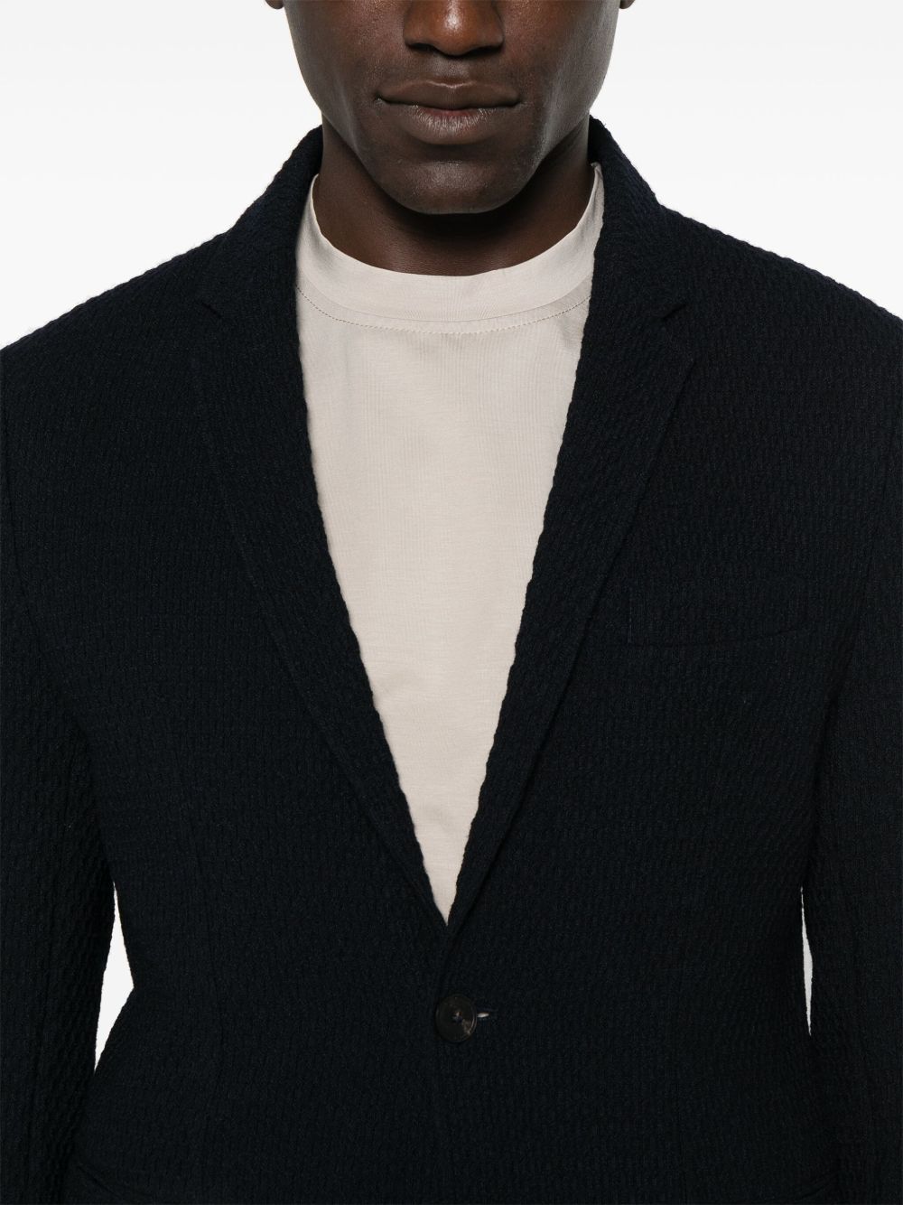 EMPORIO ARMANI Wool Single-Breasted Jacket