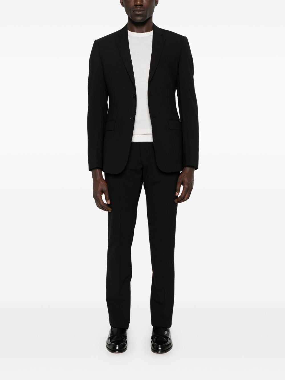 EMPORIO ARMANI Wool Double-Breasted Suit for Men