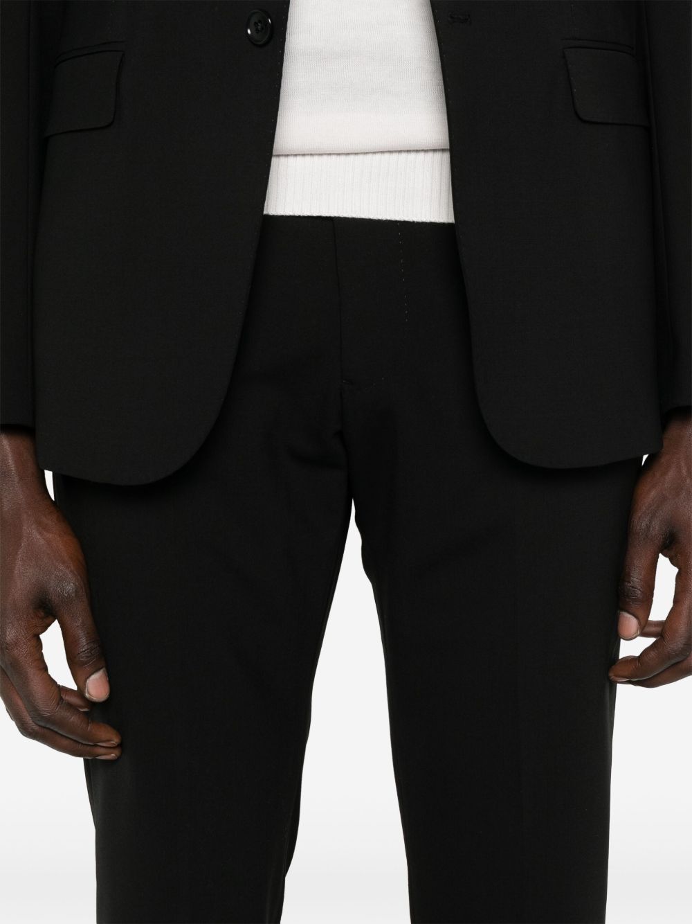 EMPORIO ARMANI Wool Double-Breasted Suit for Men