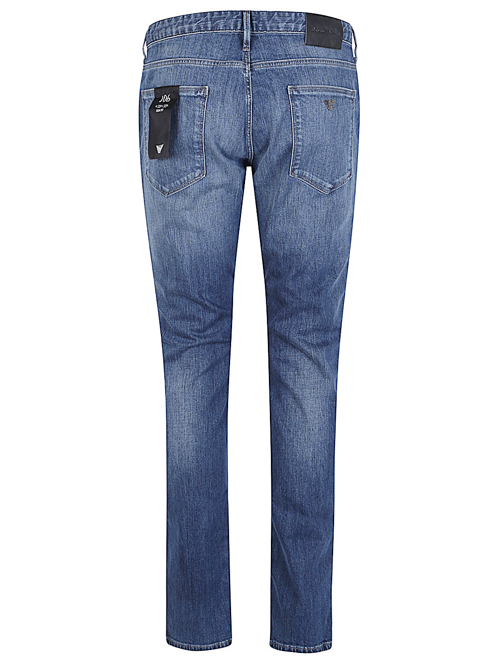 EMPORIO ARMANI Classic Denim Cotton Jeans for Men - FW25