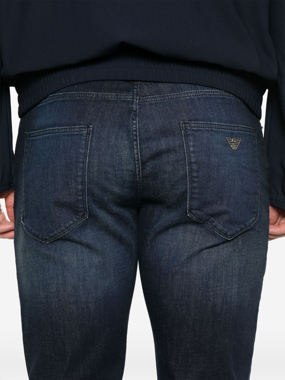 EMPORIO ARMANI Classic Denim Cotton Jeans
