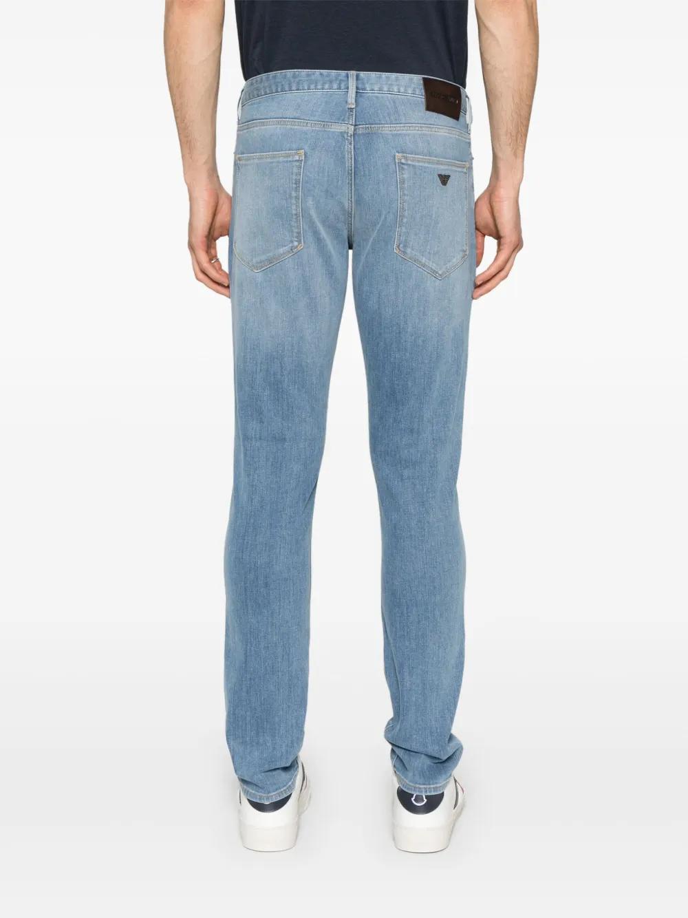 EMPORIO ARMANI Slim-Fit Denim Trousers for Men