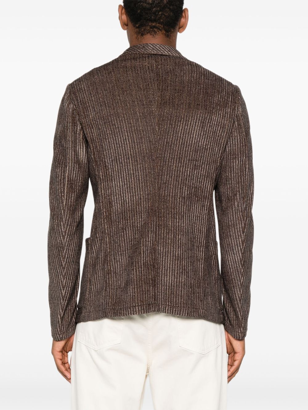 EMPORIO ARMANI Single-Breasted Blazer Jacket for Men - FW25 Collection