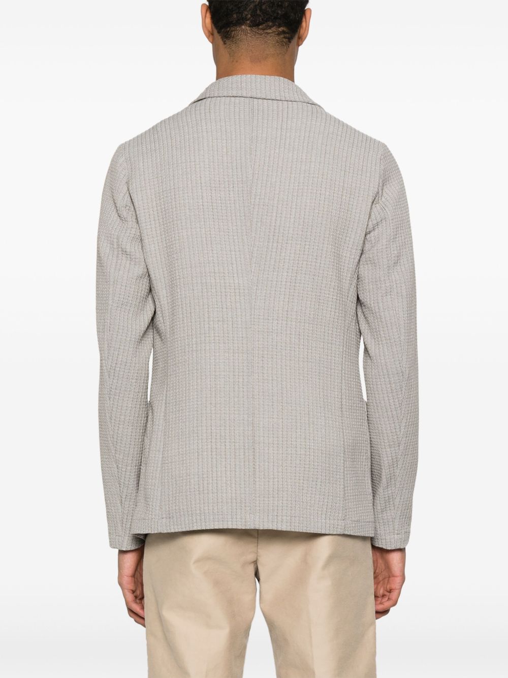 EMPORIO ARMANI Men's Wool Single-Breasted Blazer Jacket