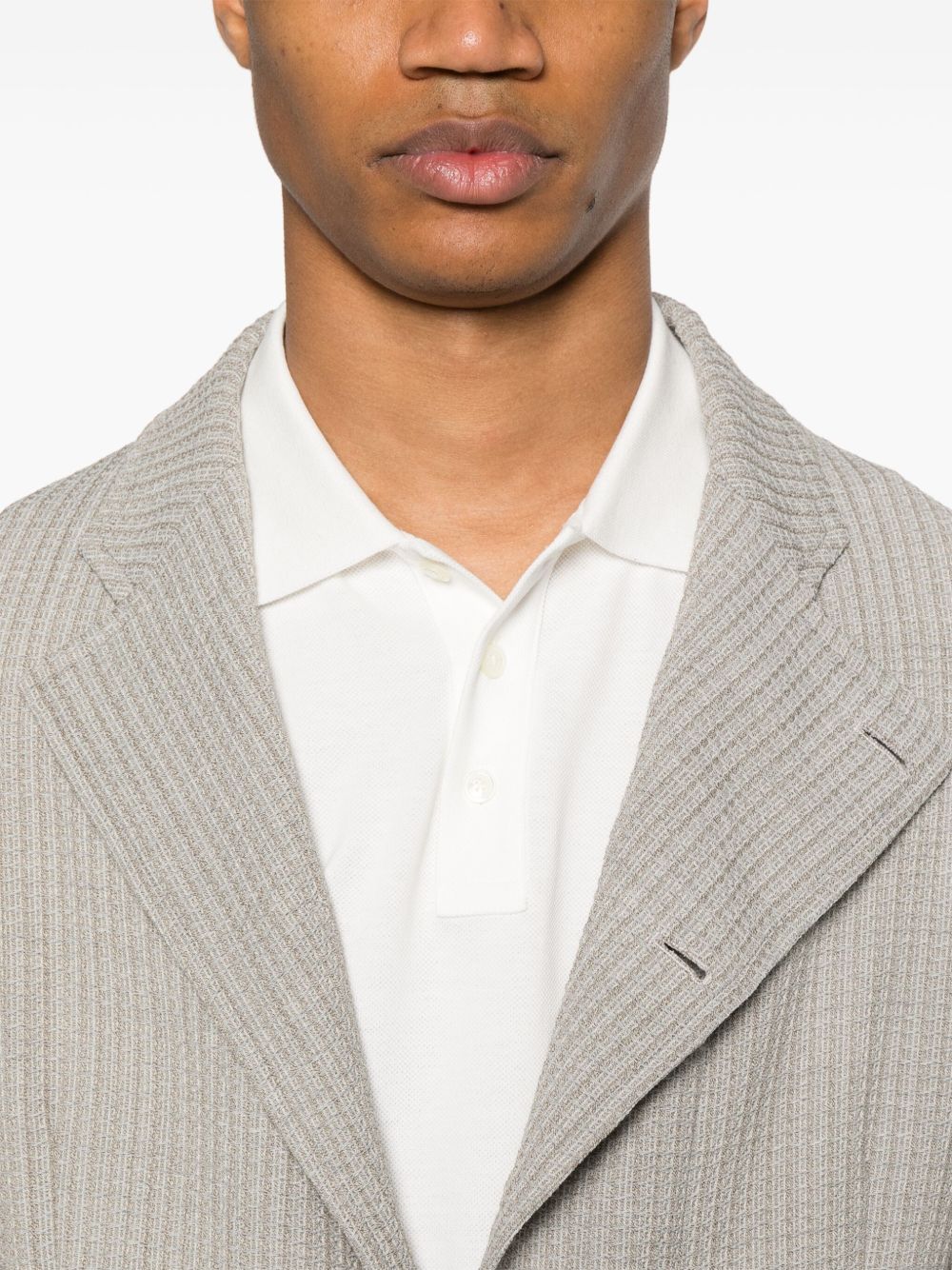 EMPORIO ARMANI Men's Wool Single-Breasted Blazer Jacket