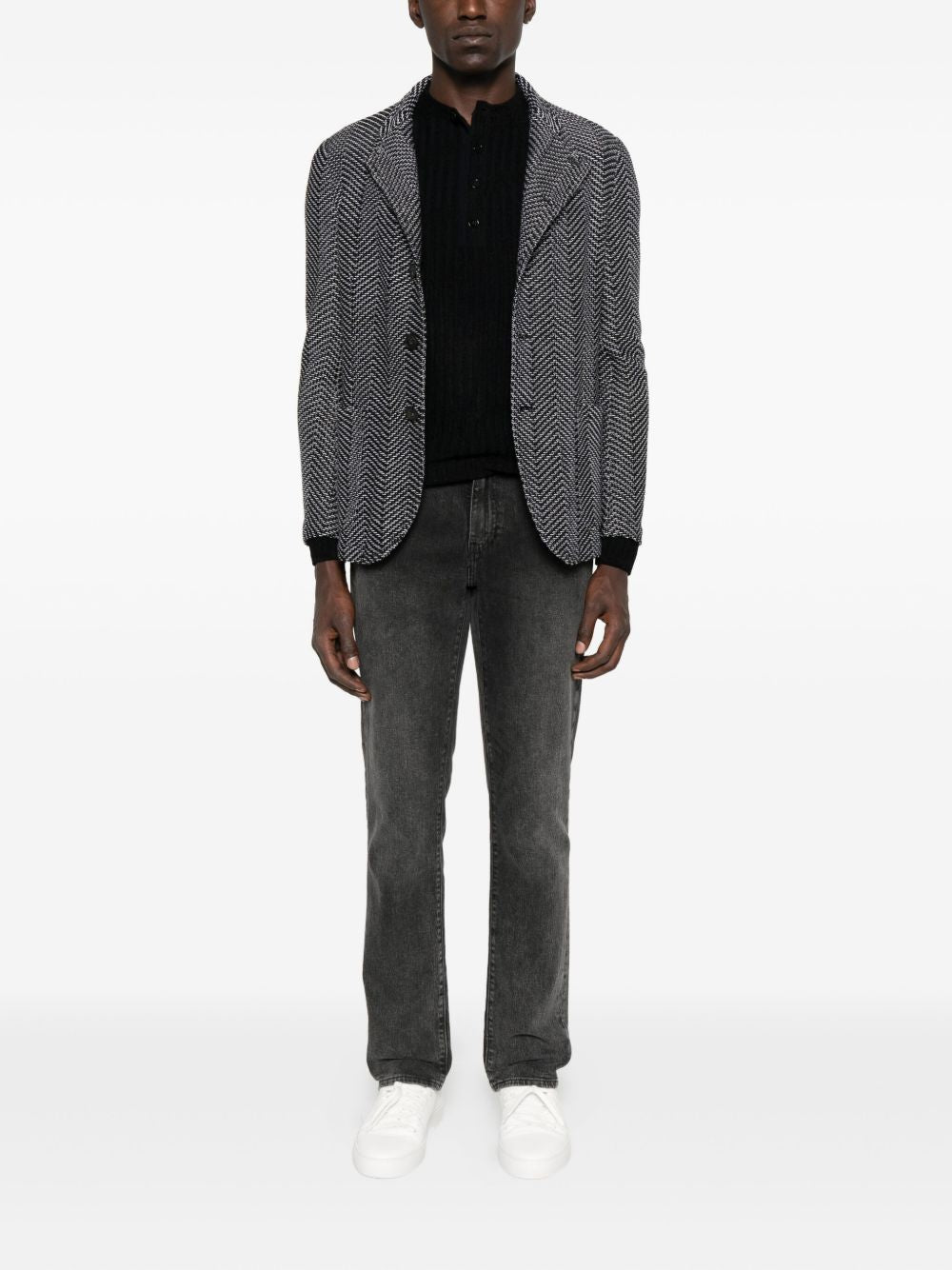 EMPORIO ARMANI Silk Nylon Jacket for Men - FW25 Collection