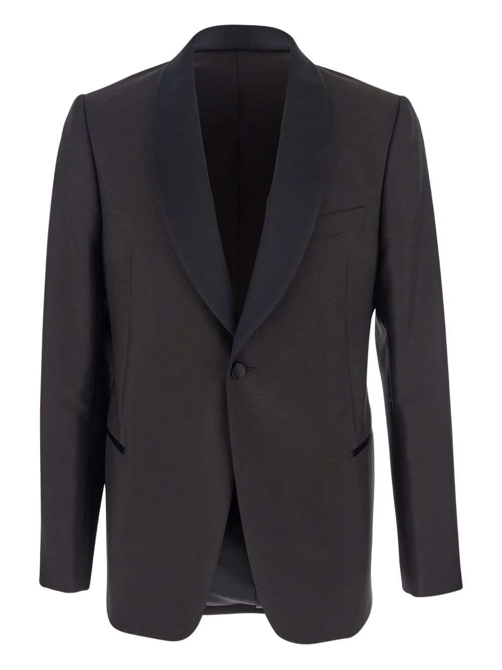 EMPORIO ARMANI Silk & Nylon Jacket for Men - FW25 Collection