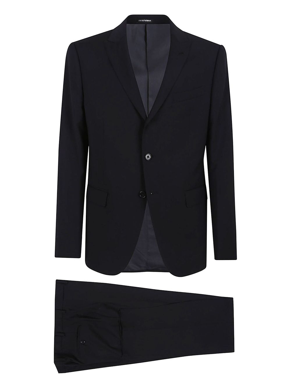 EMPORIO ARMANI Elegantly Tailored Wool Suit for Men