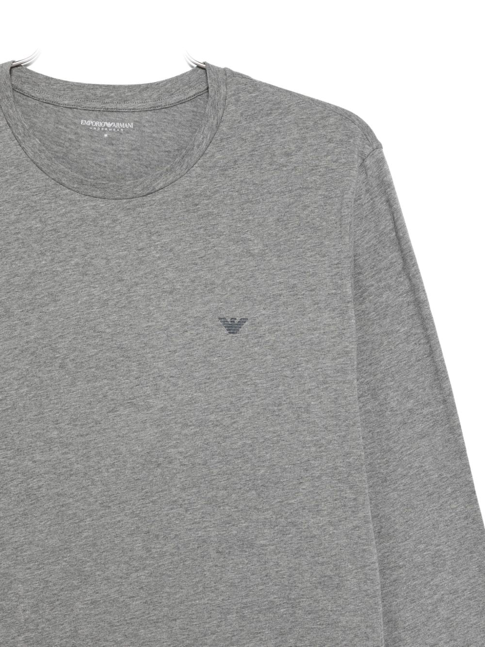EMPORIO ARMANI Cotton Logo Long-Sleeve Shirt for Men